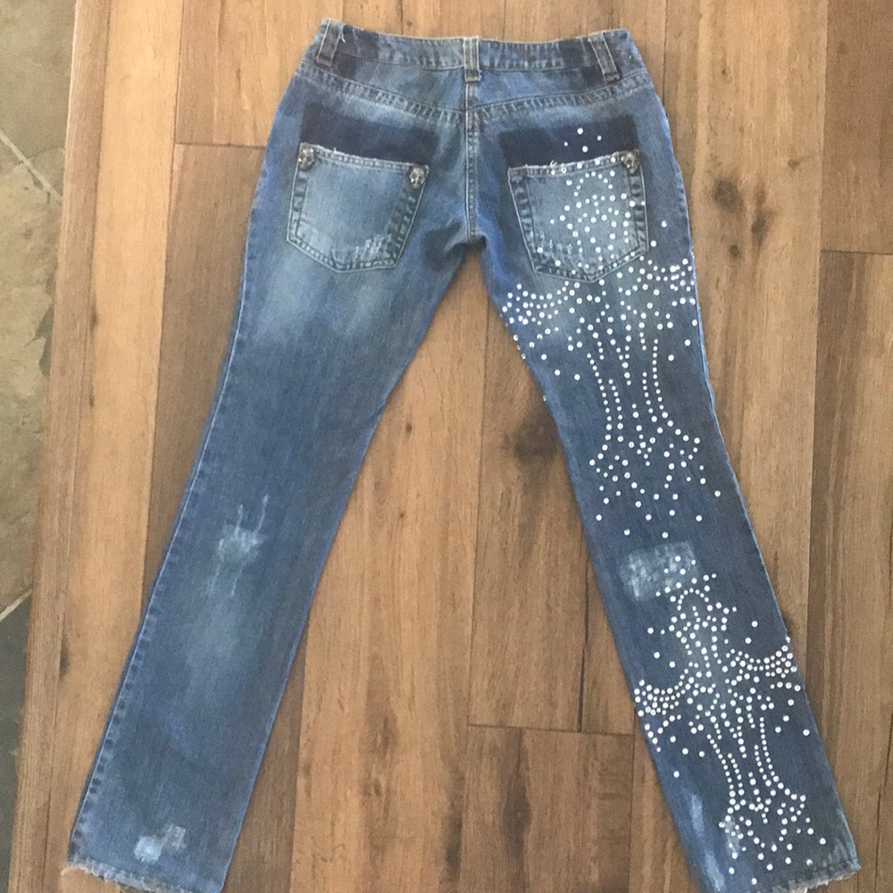 Philipp Plein  Skull Crystals jeans 26-27